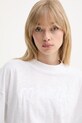 MUNTHE tricou din bumbac UDELLO alb 255110025560
