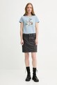 Levi's tricou din bumbac THE PERFECT TEE 17369.3053 albastru SS25
