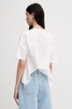 Îmbrăcăminte Sisley tricou din bumbac 3F1QL107K bej