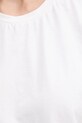 Sisley t-shirt bawełniany 3F1QL107K beżowy