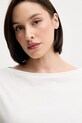 Sisley t-shirt bawełniany biały 36W9L400N