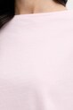 Sisley t-shirt bawełniany 36W9L400N różowy
