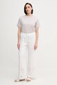 Sisley t-shirt bawełniany 36W9L400N szary SS25