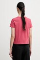 Odzież Sisley t-shirt bawełniany 3I1XL107A różowy