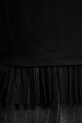 Sisley t-shirt bawełniany 3096L107J czarny