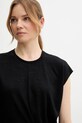 Sisley t-shirt czarny 3TGBL107D