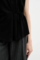 Sisley t-shirt 3TGBL107D czarny