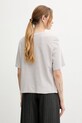 Îmbrăcăminte Sisley tricou de in 3UTFL107C gri