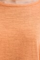 Sisley tricou din amestec de in portocaliu 105GM106H