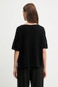 Îmbrăcăminte Sisley tricou din amestec de in 105GM106H negru