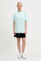 Karl Kani t-shirt bawełniany PD00005464 turkusowy SS25