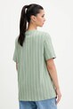 Odzież Karl Kani t-shirt bawełniany PD00005465 zielony