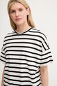 Marc O'Polo tricou din bumbac negru 504206751193