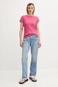 Marc O'Polo t-shirt bawełniany 516210051549 różowy SS25