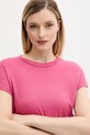 Marc O'Polo t-shirt bawełniany różowy 516210051549