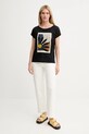 Marc O'Polo tricou din bumbac M04206751377 negru AA00