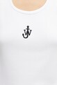 Топ JW Anderson Anchor Embroidery бял JO0246.PG1512.001