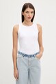 Top Abercrombie & Fitch slim bílá KI139.5180.100