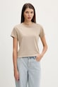 Abercrombie & Fitch tricou din bumbac uni bej KI139.5439.410