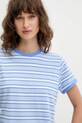 Abercrombie & Fitch t-shirt bawełniany niebieski KI139.5523.116