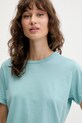 Abercrombie & Fitch t-shirt bawełniany turkusowy KI139.5527.270
