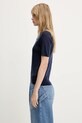 Sporty & Rich t-shirt wełniany Vendome Merino TO078606205BL106 granatowy SS25