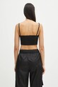 Одежда Топ GANNI Duchesse Nylon Strap W0483 чёрный