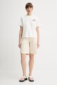 Bavlněné tričko Marc O'Polo 5000006470 bílá SS25