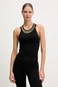 P.E Nation top treningowy Sutton wzorzyste czarny 252W047