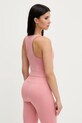 Odzież Pangaia top Plant-Stretch Ribbed Tank Top 10002425 różowy