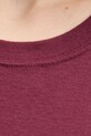 Hollister Co. t-shirt bawełniany KI339.5062.520 bordowy