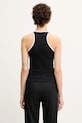 Îmbrăcăminte Sporty & Rich top din bumbac Srhwc Ribbed Tank TO080622305BA01 negru