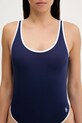 Sporty & Rich jednoczęściowy strój kąpielowy Carla One Piece granatowy SM017620302BL106