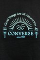 Converse top bawełniany 10027755.A01 czarny