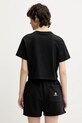 Odzież Converse t-shirt bawełniany 10026367.A02 czarny