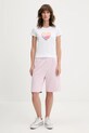 Converse t-shirt 10028331.A03 biały SS25