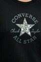 Converse t-shirt bawełniany 10027751.A02 czarny