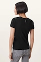 Ρούχα Βαμβακερό μπλουζάκι AllSaints STEVIE W194JA μαύρο