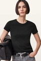 AllSaints t-shirt bawełniany STEVIE czarny W194JA