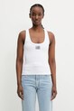 Топ KSUBI stacked origin вталена бял WPS24TA005