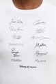 Coperni x Disney Signatures tricou din bumbac Slim-Fit alb DJS07F5037