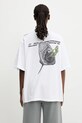 Odzież Ottolinger t-shirt bawełniany Oversized 115.103415.01 biały