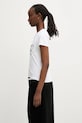 Bavlněné tričko MM6 Maison Margiela S62GD0199.M20108.100 bílá SS25