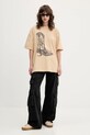 The Ragged Priest tricou din bumbac RPSS251073JS bej SS25