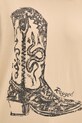 The Ragged Priest tricou din bumbac RPSS251073JS bej