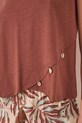 Odzież women'secret t-shirt bawełniany 3279709 brązowy