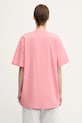 Clothing Pangaia cotton t-shirt Midweight T-shirt 10000287. pink