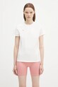 Pangaia tricou Cotton-Stretch T-shirt uni alb 10002430