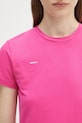 Футболка Pangaia Cotton-Stretch T-shirt рожевий 10002430