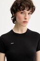 Pangaia t-shirt Cotton-Stretch T-shirt nero 10002430